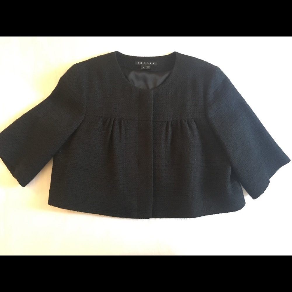 Theory cropped cape size S